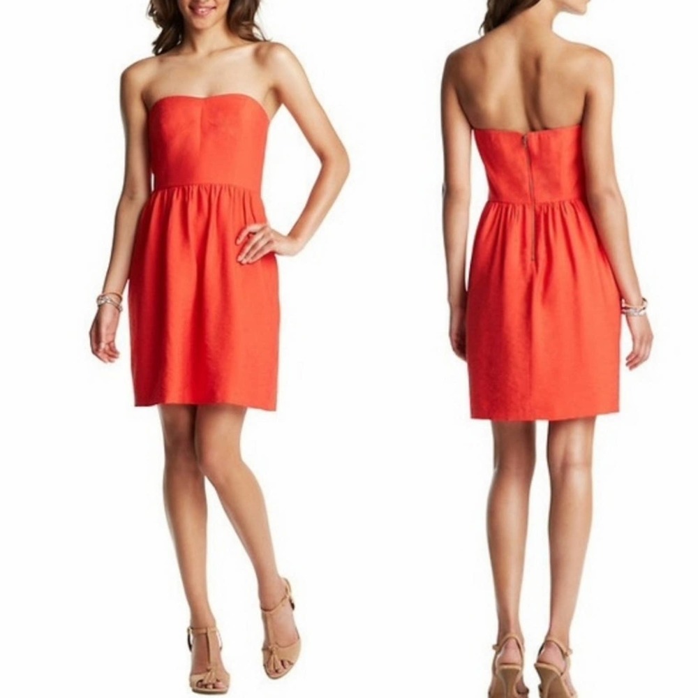 Ann Taylor LOFT Strapless Bustier Mini Dress